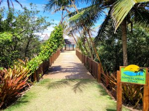 Acesso privativo à praia no Imbassaí Privilege
