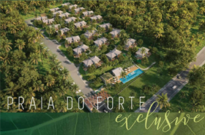 Casa duplex com garden na Praia do Forte