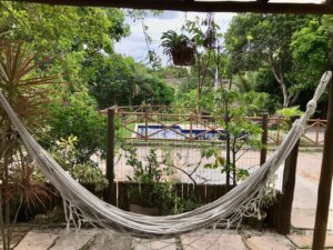 Piscina do condomínio em Imbassaí