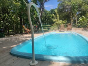Piscina do imóvel em Imbassaí