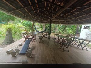 Área de restaurante do imóvel em Imbassaí