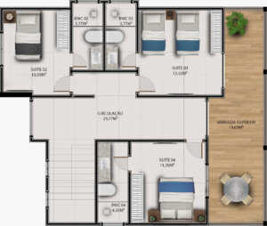 Casa nova 4 quartos. Reserva de Imbassai