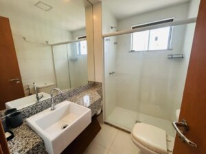 Banheiro Apartamento no Ykutiba Imbassaí com 2 Quartos