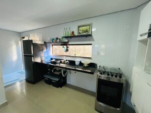 Cozinha Duplex com 3 Suítes em Imbassaí 112m2