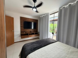 Apartamento com 1 quarto e deck