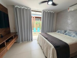 Apartamento com 1 quarto e deck
