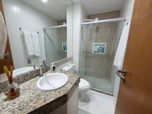 Apartamento com 1 quarto e deck