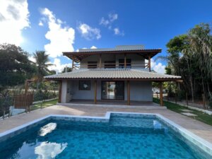 Casa nova 4 quartos. Reserva de Imbassai