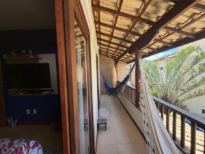 Varanda superior quartos casa mobiliada à venda em Imbassai