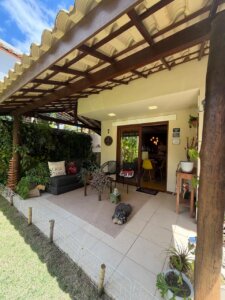 Varanda Fachada casa mobiliada à venda em Imbassai